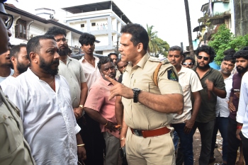 Tension at Rumdamol  over protest against Gau   Raksha chief assault