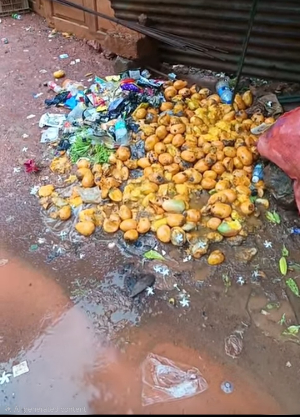 Waste dumping after Valpoi weekly   market raises sanitation concerns