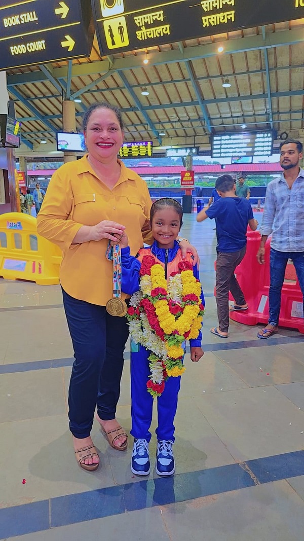 Aliza Ansari wins double gold at Indo-Nepal Skating C'ship