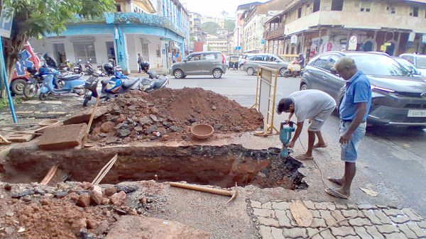 WHEN WILL ROAD DIGGING STOP?